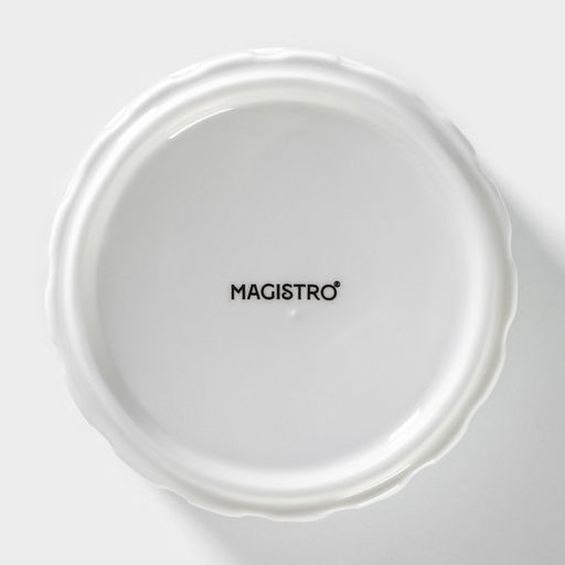 Рамекины Magistro Каспар, набор 6 шт.: 200 мл, жаропрочная керамика, белые  фото 5