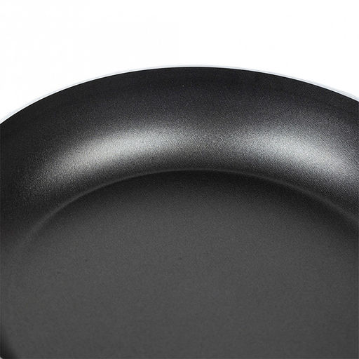 "Azure" Сковорода с антипригарным покрытием д22см "Сатин", h4,5см, s2мм, съемная бакелитовая ручка, синий (Россия)