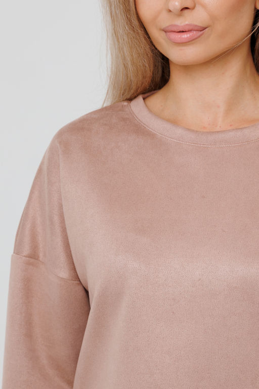 Костюм замшевый брючный 43043