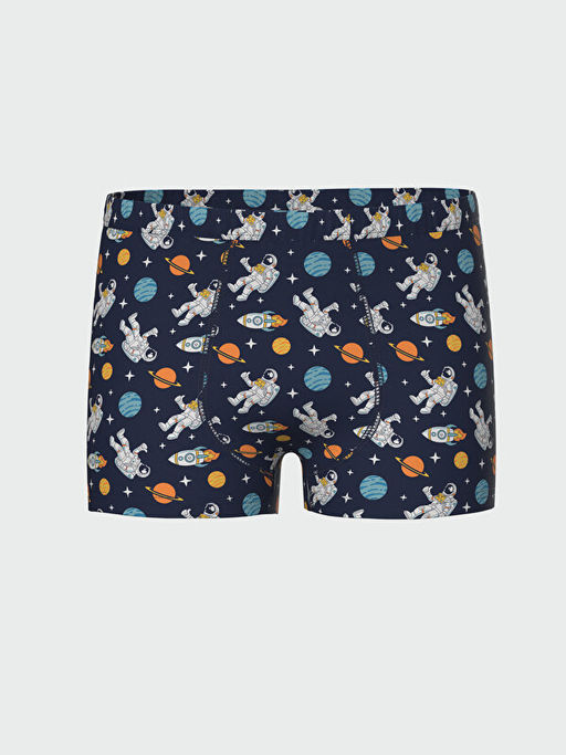 Bask?l? Erkek ?ocuk Boxer 3l? - Waikiki фото 2