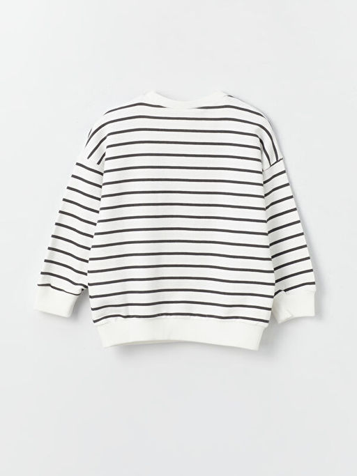 Bisiklet Yaka Bask?l? Erkek Bebek Sweatshirt - Waikiki фото 3