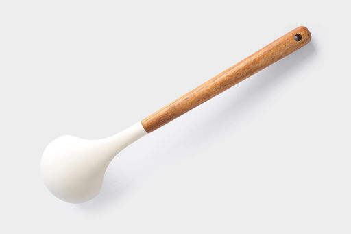 Половник, 31 см, силикон/дерево, молочный, Wenge - Anna lafarg фото 3