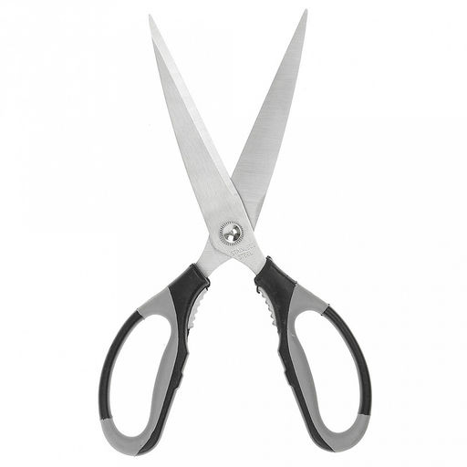 Ножницы кухонные Богатырь 25см, с орехоколом, пластмассовая ручка, цвета микс, в блистере (Китай) - Домашняя мода фото 4