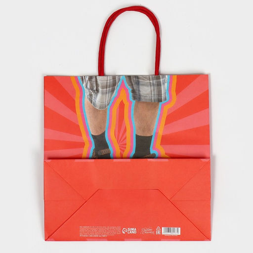 Пакет подарочный, упаковка, Герой, 22?22?11 см