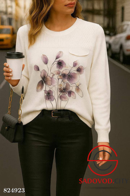 Кофта женская с рисунком