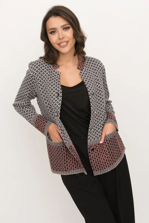 ЗЛАТА Жакет М 3158/терракот