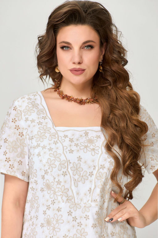 Платье FITA 1193 кофейный  фото 91