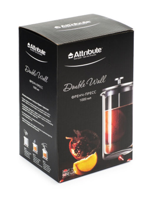 Френч-пресс DOUBLE WALL 1000мл+аксессуары - Attribute фото 8