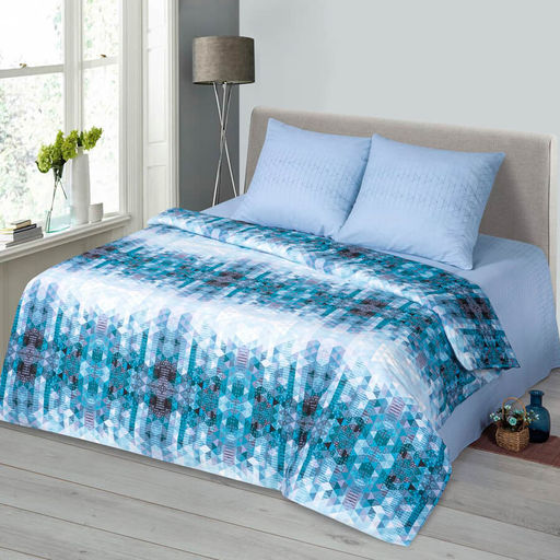 КПБ Бязь (Самойловский текстиль) - Квартал 2 сп. с Евро простыней (нав.70х70)