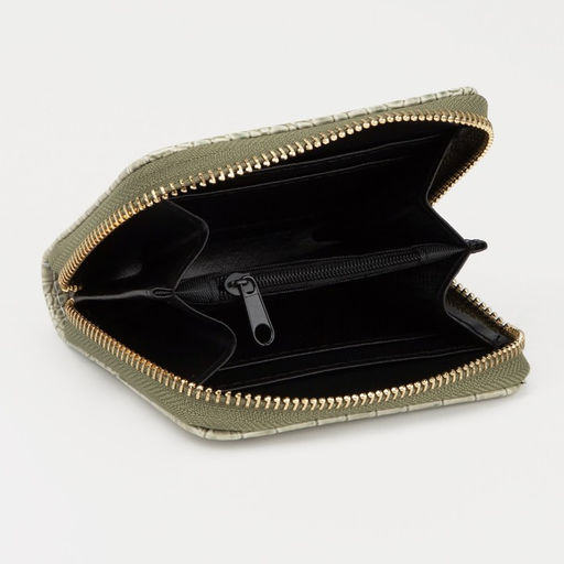 Кошелёк на молнии, цвет светло-зелёный - Simaland фото 3