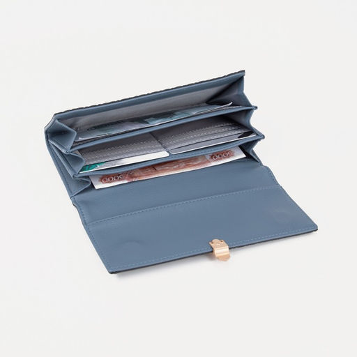 Кошелёк на магните, цвет синий - Simaland фото 4