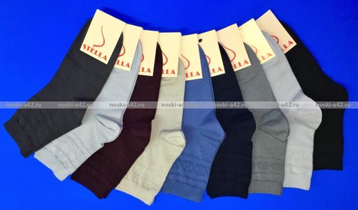 Цена за 10 пар. Стелла носки женские с-400 ассорти 23-25 - For you фото 2