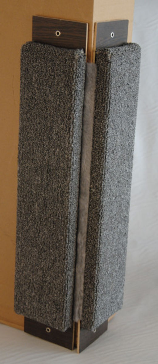 Когтеточка Заря угловая ковровая средняя 54х20 см КУС