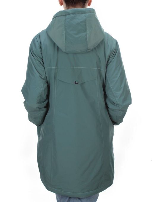 22-908 GRAY/GREEN Куртка демисезонная женская (100 гр. синтепон) PLOOEPLOO - Fashion фото 5