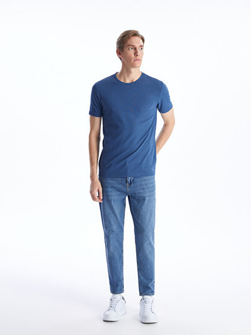 Bisiklet Yaka K?sa Kollu Erkek Ti??rt - Waikiki фото 3