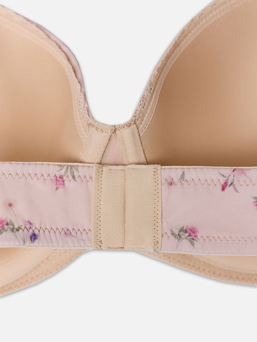 Бюстгальтер макси женский бежевый с цветочным принтом - Mark formelle фото 10