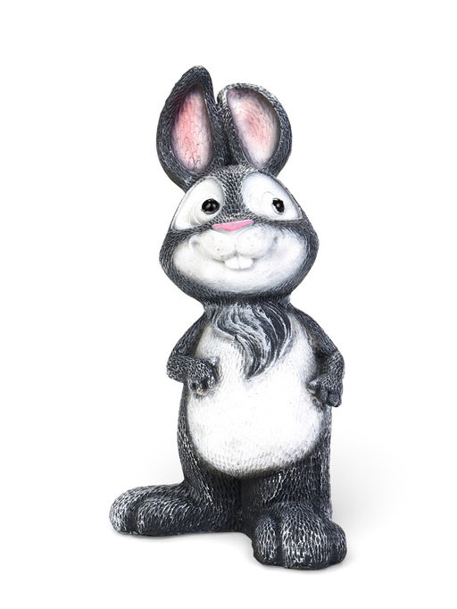 Садовая фигура «Зайчик Федя» из полистоуна, 24×17×42 см