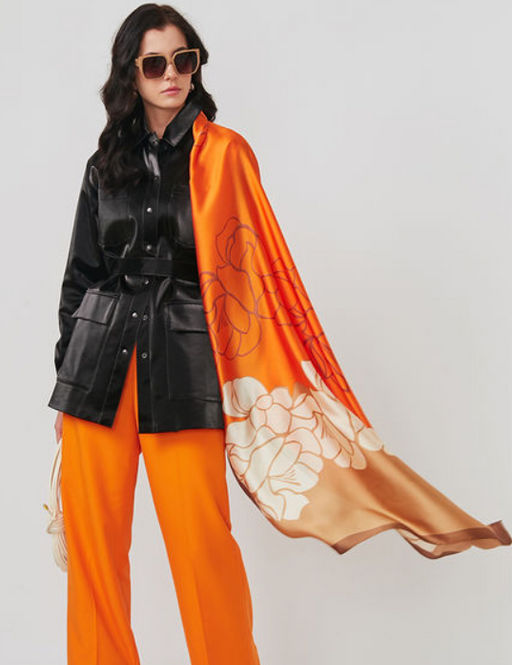 Большой, мягкий, тонкий и очень нежный двусторонний палантин - Tantino фото 10