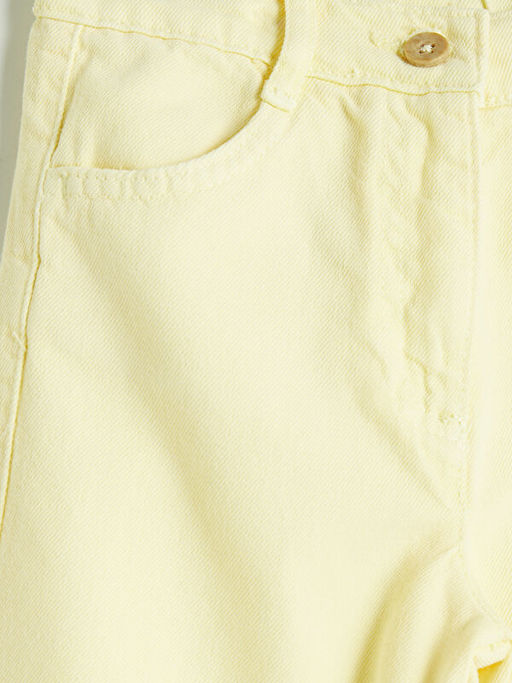 Regular Fit K?z ?ocuk Gabardin Pantolon