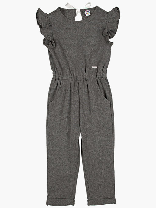 Комбинезон для девочки трикотажный UD 7005 графит - Mini maxi фото 5