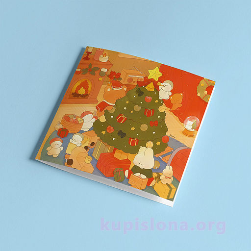 Открытка Happy tree - Купи слона фото 3