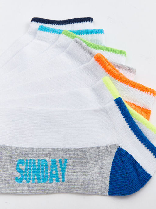 Desenli Erkek ?ocuk Patik ?orap 7li - Waikiki фото 3