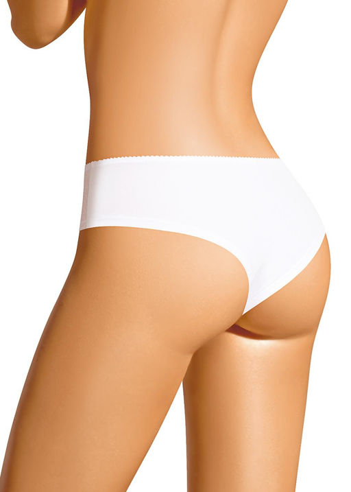 CLE BR1165 Трусы жен. Кружево хлопок белый - Clever wear фото 2
