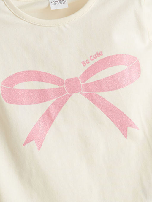 Kurdele Detayl? K?z ?ocuk Pijama Tak?m