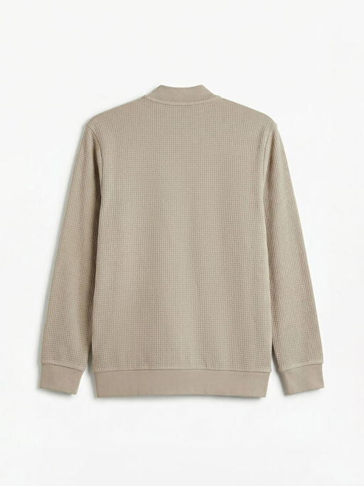 Kolej Yaka Erkek Fermuarl? Sweatshirt