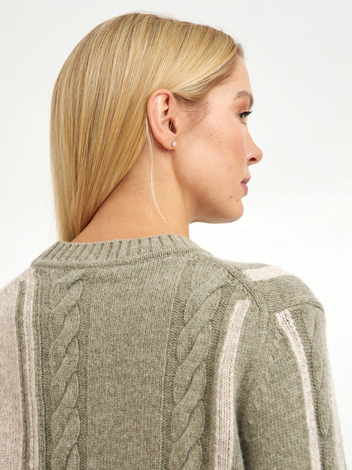 джемпер женский с косами - Glenfield фото 8