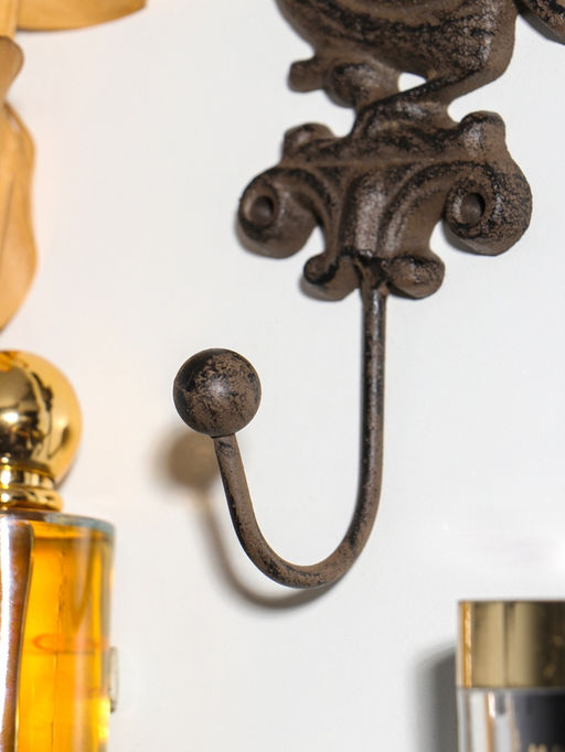 Крючок декоративный чугун "Сова на ветке" 8х18х6 см