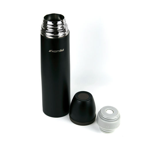 Термос 1,0 л нерж стали с пласт. вставками арт. 2059В