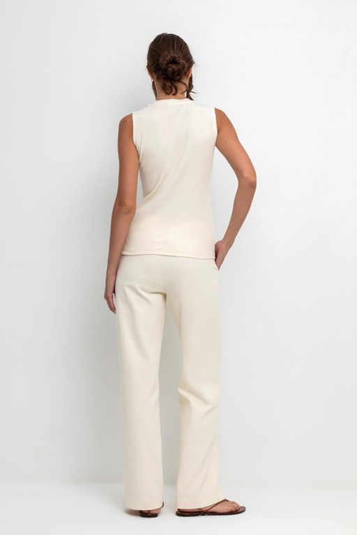 VERY NEAT _ ЕВТ 4071/античный белый брюки жен  фото 4