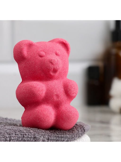 Цена за 3 шт. Бомбочка для ванн «Медвежонок» с ароматом хвойного леса, 80 г