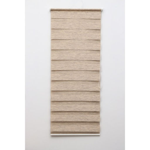 Штора рулонная Вудэн, премиум блэкаут, 61160 см, 3 варианта крепления, цвет бежево-серый - Simaland фото 2