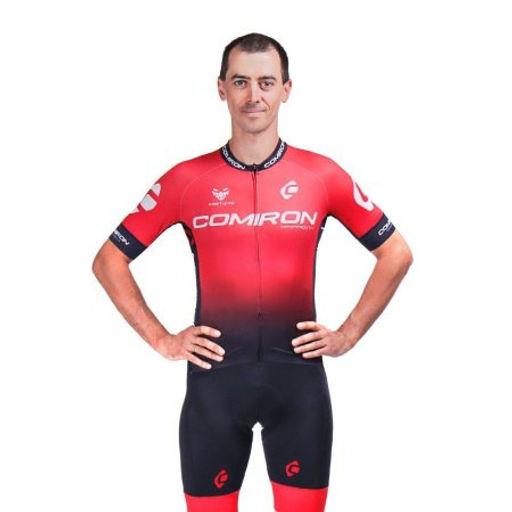 Веломайка/джерси красная спина и грудь / CM-001 Размер M /уп 1/ - Галеонтрейд фото 6