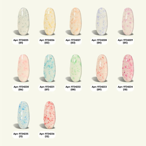Гель лак для ногтей, MILK POTAL, 3-х фазный, 8мл, LED/UV, цвет белый/персиковый (09) - Queen fair фото 5