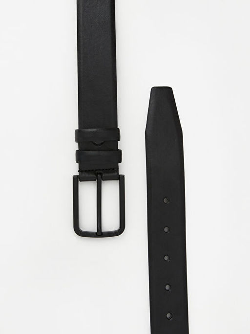 Deri G?r?n?ml? Erkek Kemer