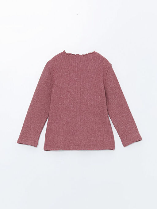 Bisiklet Yaka Uzun Kollu K?z Bebek Ti??rt 2li - Waikiki фото 3