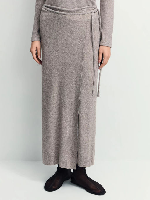 Юбка из вискозы на запах / Zarina фото 2