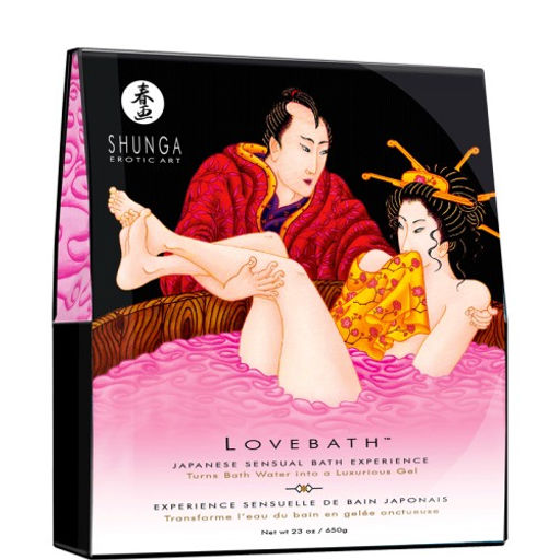 Порошок для принятия ванны Shunga серии LOVEBATH Фрукты Дракона, розовый, 650 гр