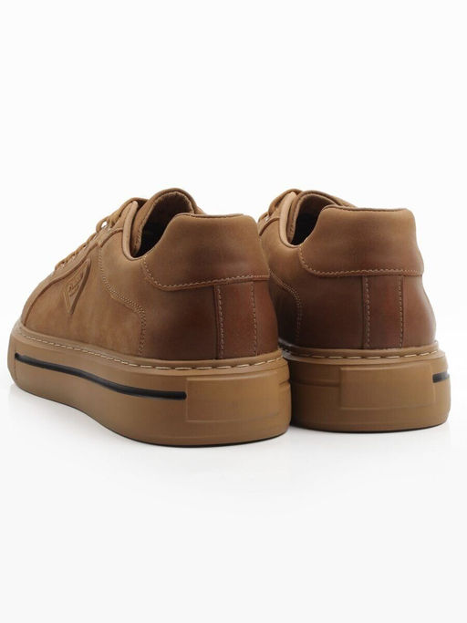05-N52567-20 LT. BROWN Полуботинки демисезонные мужские (натуральная кожа (нубук)) - Фабричный китай фото 4