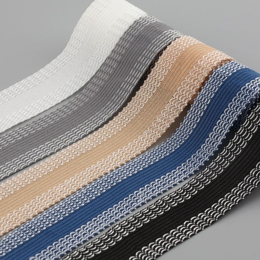 Цена за 4 шт. Лента для подгибания швов, термоклеевая, 25 мм, 100 см, чёрная