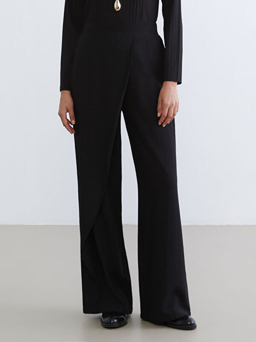 Loose Fit Geni? Pa?a Kad?n Pantolon