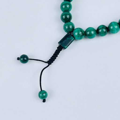 Четки буддийские "мала" из Малахита (27 бусин)