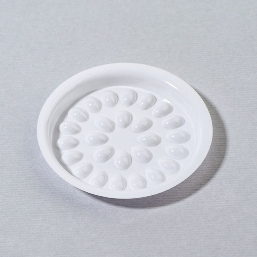 Лунки для смешивания клея, набор - 40 шт., 4.8×0.5 см, белая