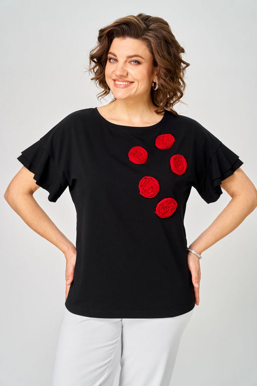 Джемпер Rumoda 2287 черный  фото 5