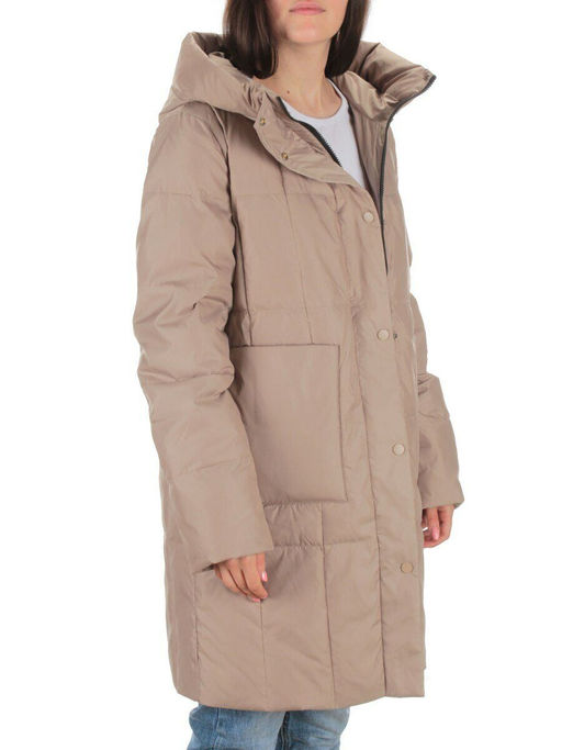 22342 DK.BEIGE Куртка зимняя женская (150 гр. холлофайбера) - Fashion фото 8