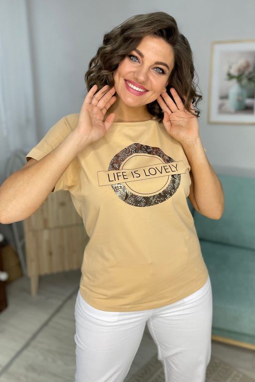 Футболка Rumoda 2060 абрикос  фото 3