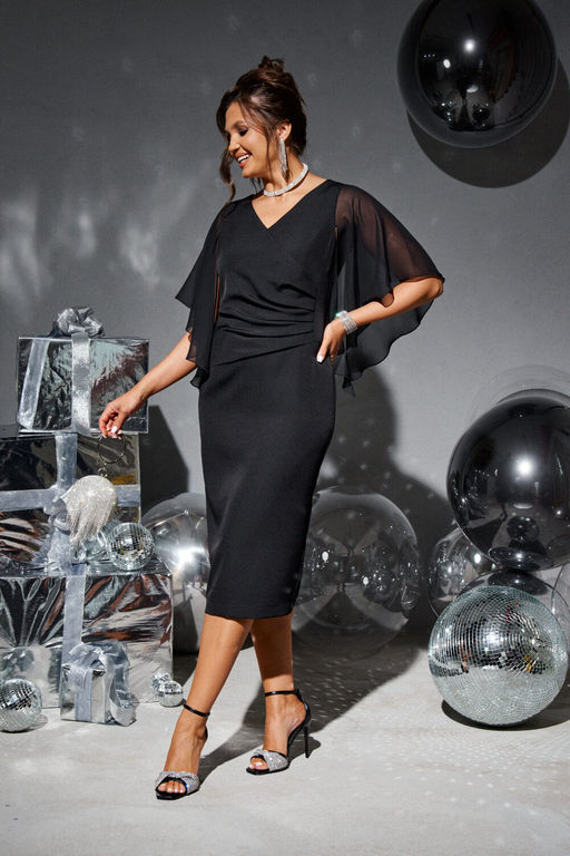 Платье 6254-Р черный - Beautiful and free фото 8